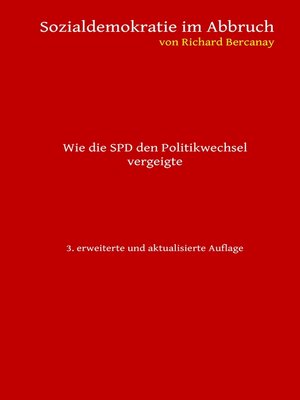 cover image of Sozialdemokratie im Abbruch